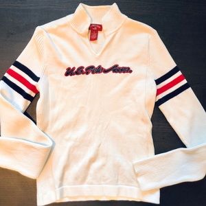 US POLO ASSN RARE knitted long sleeve shirt